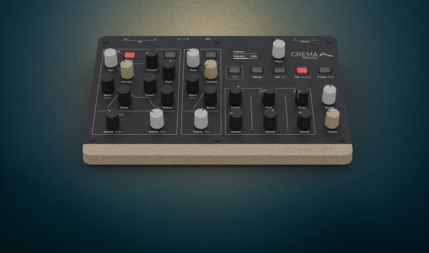 Waldorf Crema: Dieser Synthesizer vereint 70er-Jahre-Strings und 90er-Jahre-Pads