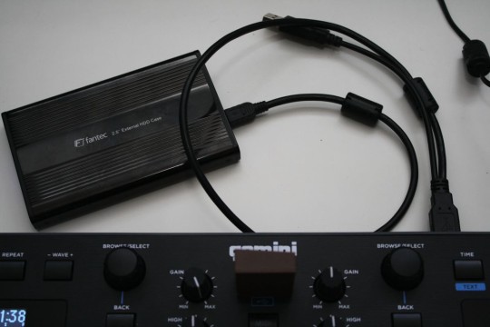 Gemini GMX - Festplatten und USB-Sticks lassen sich nutzen