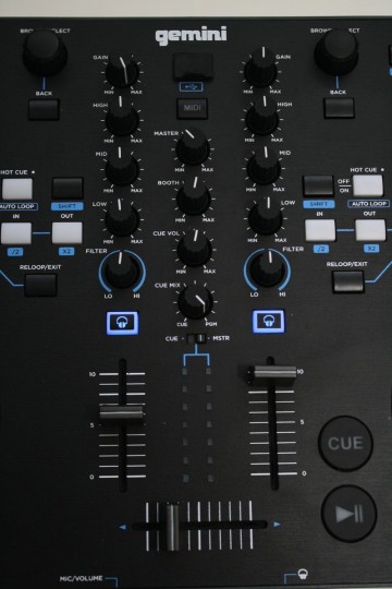 Gemini GMX - Mixerbereich