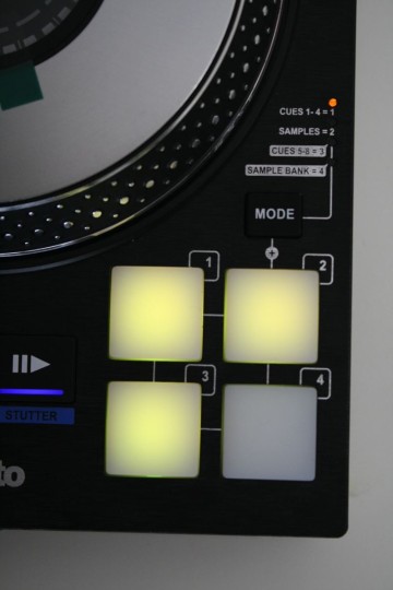 Hercules Jogvision - umschaltbare Pads