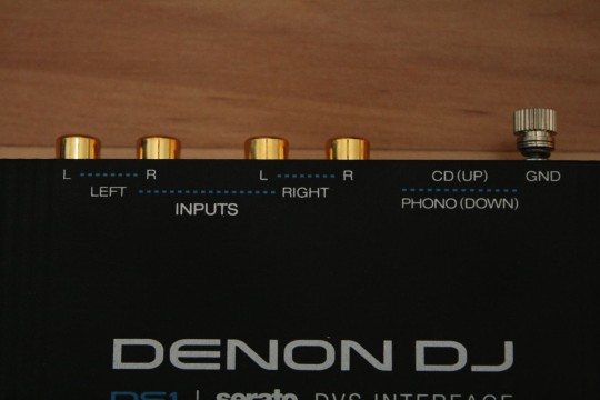 Denon DJ - DS1 - Eing&auml;nge
