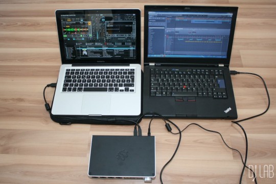 iConnectAUDIO4+ - Zwei Computer im Einsatz