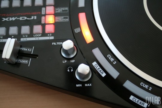 Trackformer - Potis und Crossfader