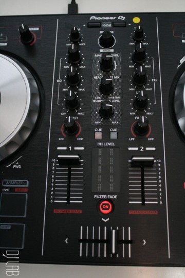 Pioneer DDJ-SB2 - Mixersektion