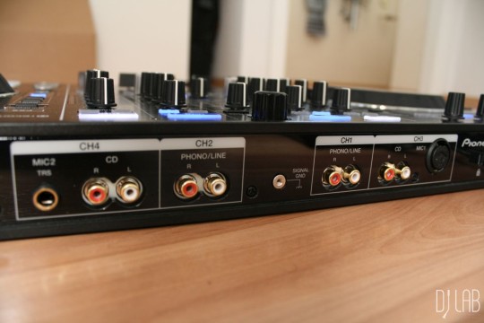 Pioneer DDJ-RX - Eing&auml;nge