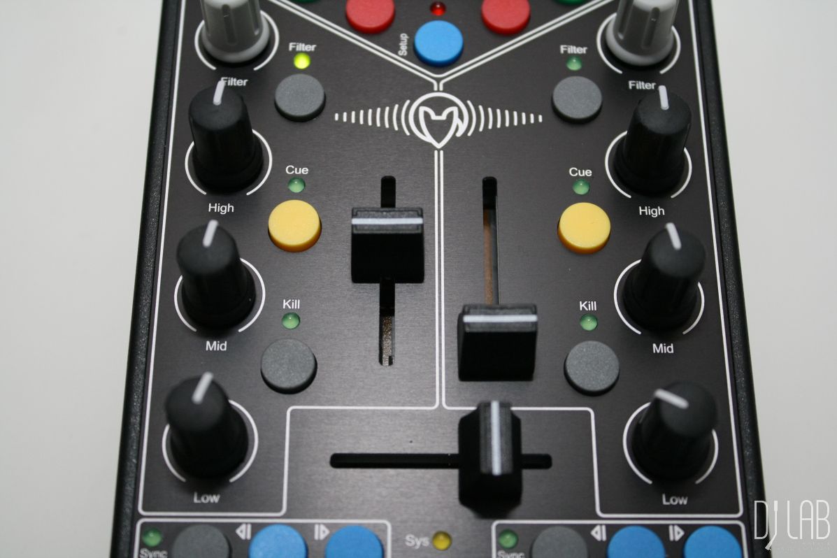 Faderfox DJ4 - Fader und Crossfader