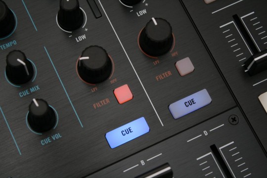 Traktor Kontrol S8 - Filterschalter