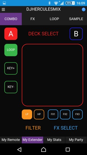 DJUCED 40&deg; - Effeksteuerung